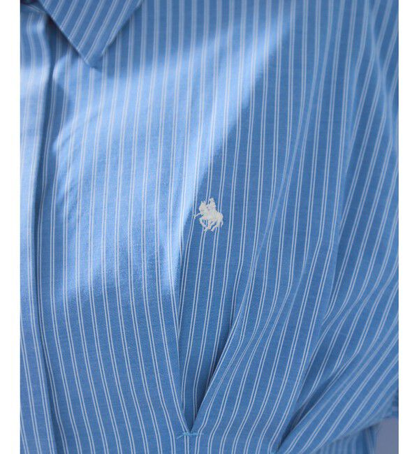 VIS「【POLOBCS】VIS別注ウエストタックフレアシャツ」|シャツ・ブラウス|