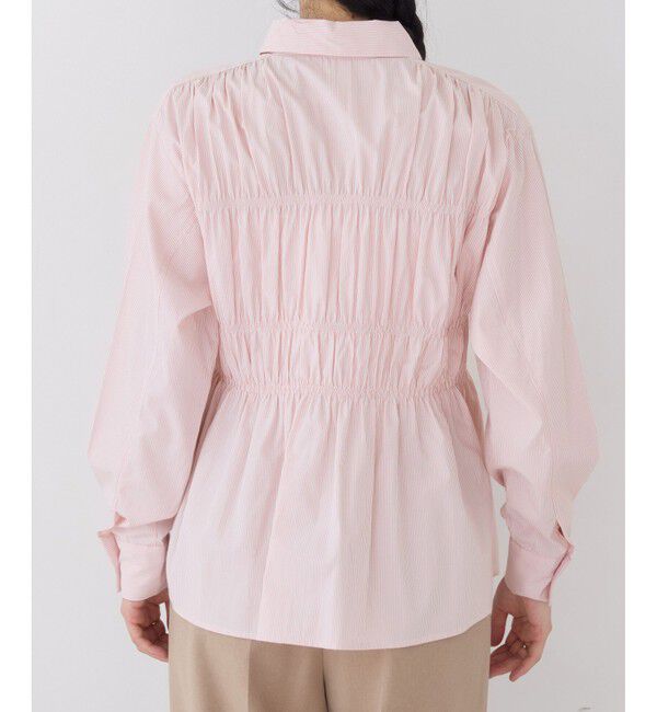 VIS「シャーリングデザインシャツ」|シャツ・ブラウス|