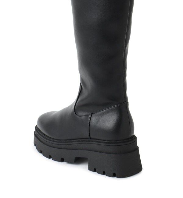 VIS「サイドバックルタンクソールロングブーツ」|ロングブーツ|