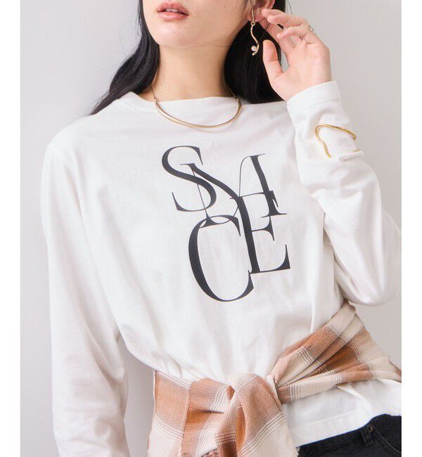 VIS「フォト＆ロゴアソートロングスリーブTシャツ」|Tシャツ・カットソー|