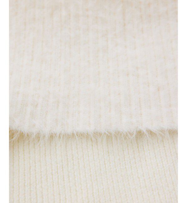 VIS「フェザーヤーンオフショルもちもちリブニット/イージーケア」|ニット・セーター|