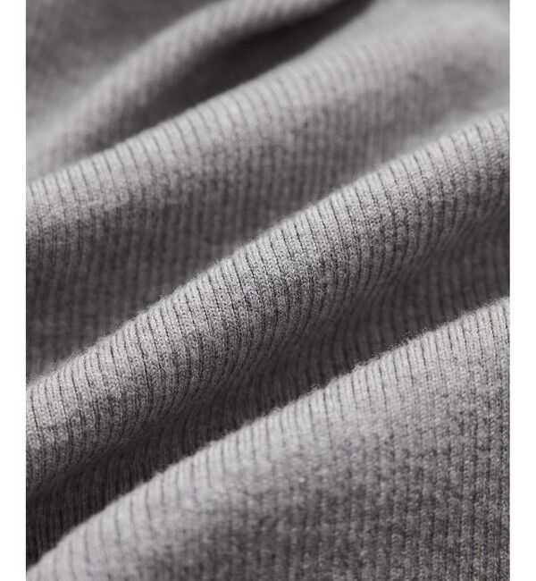 VIS「【美得】もちもちドレープリブニットトップス/イージーケア」|ニット・セーター|