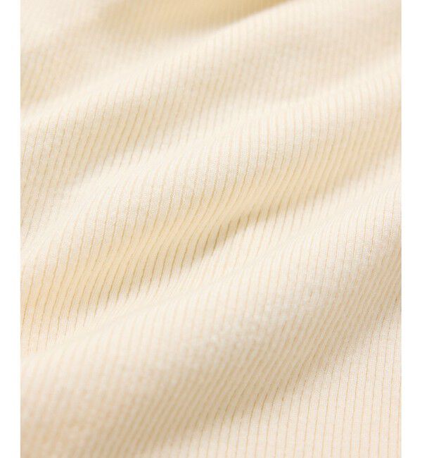 VIS「【美得】もちもちドレープリブニットトップス/イージーケア」|ニット・セーター|