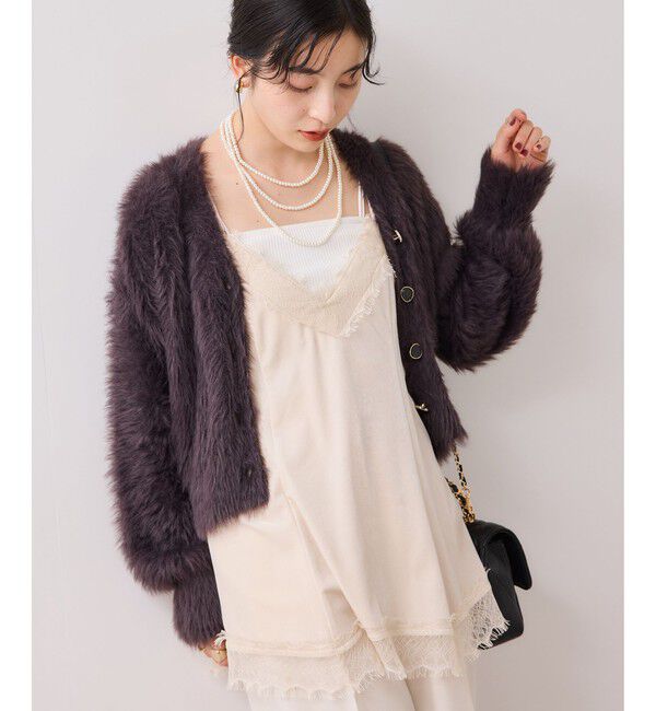 VIS「ベロアレースキャミチュニック」|チュニック|