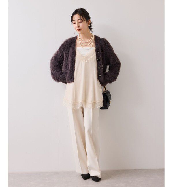 VIS「ベロアレースキャミチュニック」|チュニック|