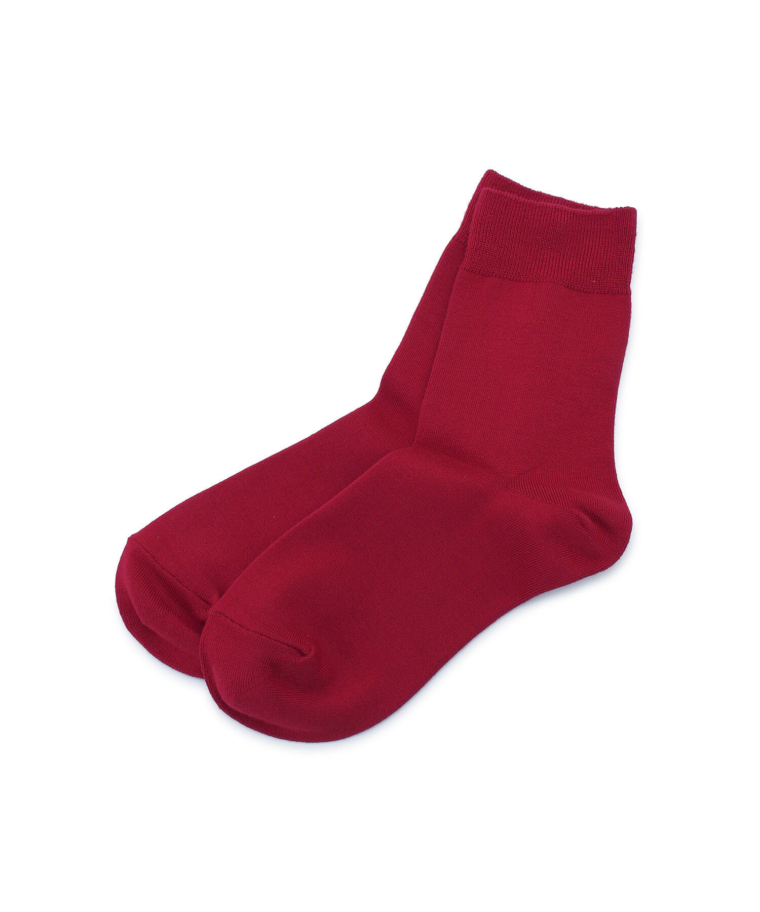 ROPE PICNIC PASSAGE「【一部店舗限定】レーヨンシルケットクルーソックス」|ソックス|