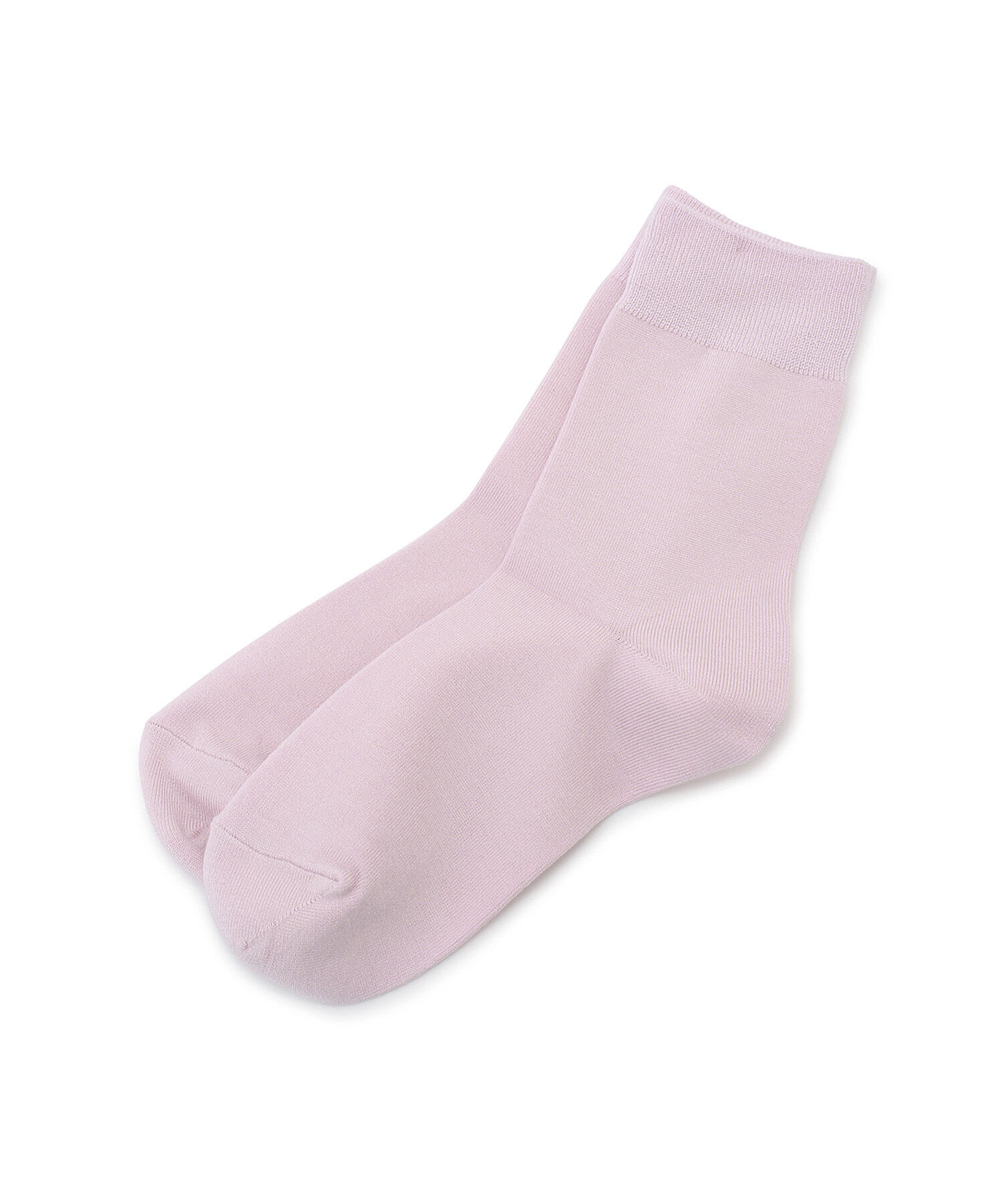 ROPE PICNIC PASSAGE「【一部店舗限定】レーヨンシルケットクルーソックス」|ソックス|