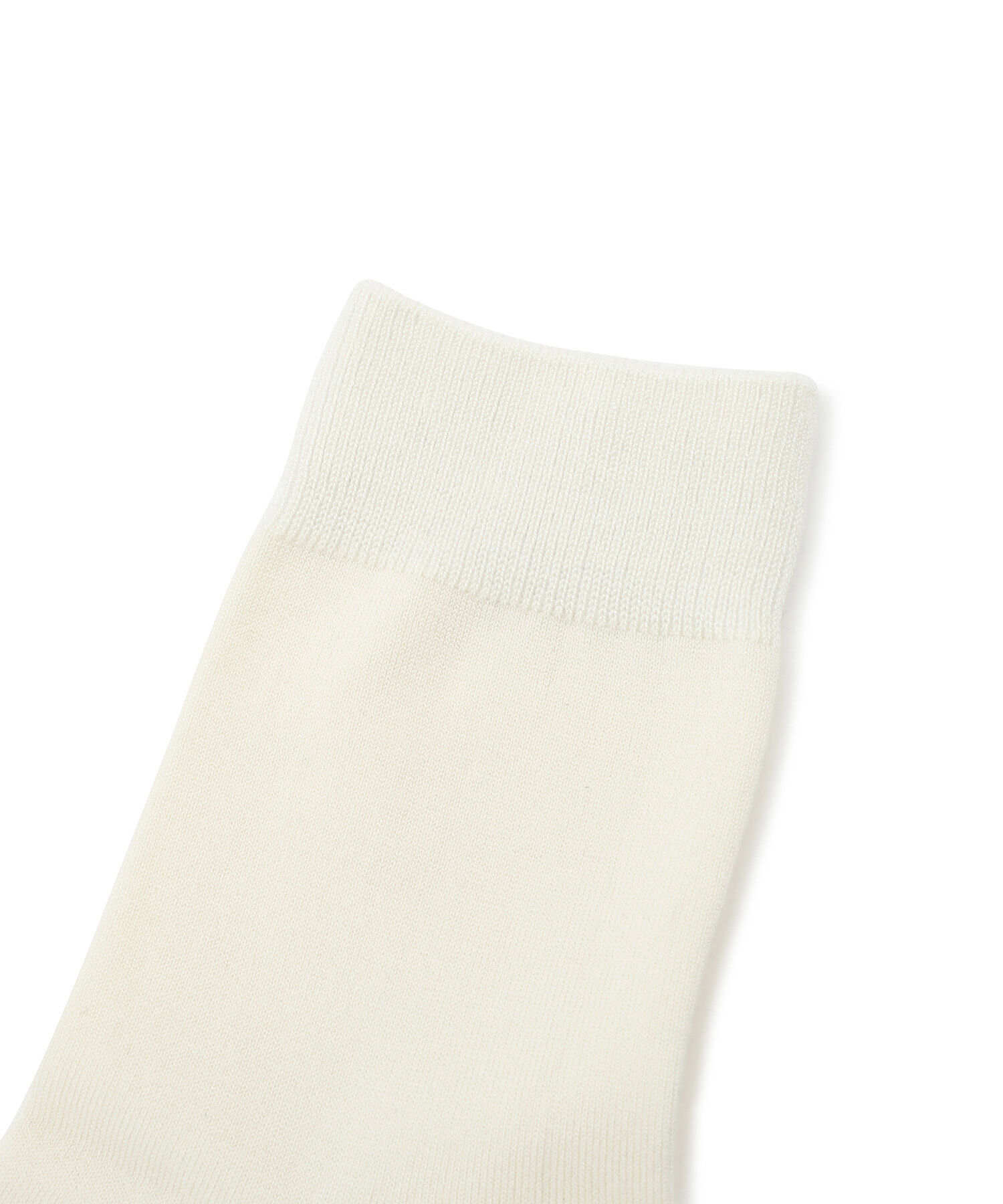 ROPE PICNIC PASSAGE「【一部店舗限定】レーヨンシルケットクルーソックス」|ソックス|