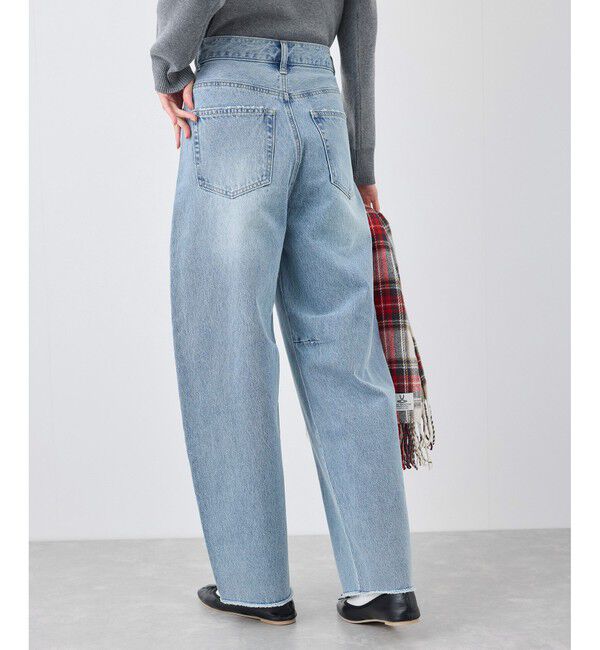 Rope&rsquo;Picnic「【emur/エミュール】カービーデニムパンツ」|デニム|