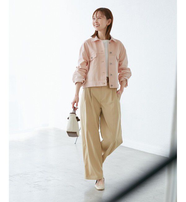 Rope&rsquo;Picnic「【3サイズ展開】チノライクタックパンツ」|チノ|