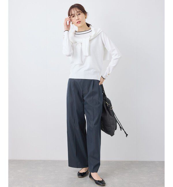 Rope&rsquo;Picnic「【3サイズ展開】チノライクタックパンツ」|チノ|