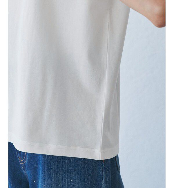 Rope&rsquo;Picnic「【UVカット・洗濯機OK・接触冷感】RENUロゴTシャツ」|Tシャツ・カットソー|