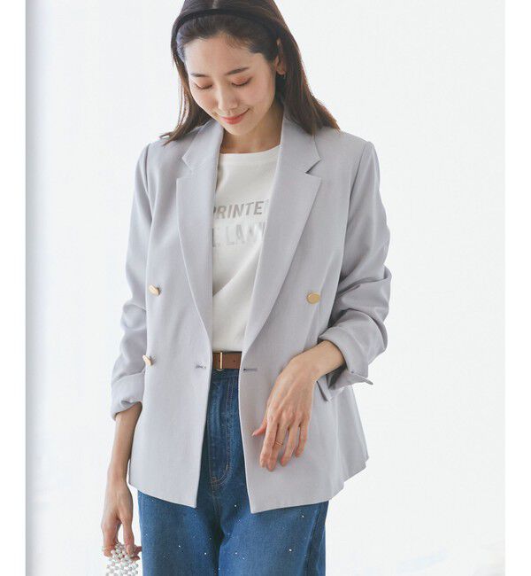 Rope&rsquo;Picnic「【UVカット・洗濯機OK・接触冷感】RENUロゴTシャツ」|Tシャツ・カットソー|