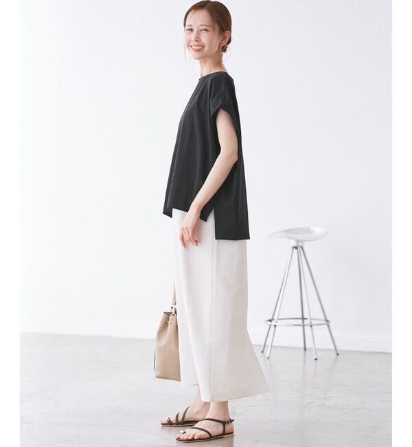 Rope&rsquo;Picnic「マルチファンクション二の腕すっきり見えカットトップス」|Tシャツ・カットソー|