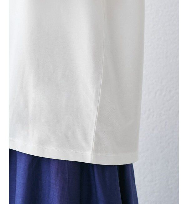 Rope&rsquo;Picnic「【UVカット・汗染み加工・接触冷感】手描き風ロゴプリントTシャツ」|Tシャツ・カットソー|