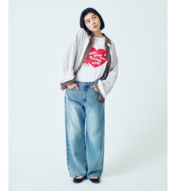 Rope&rsquo;Picnic「【Chocomoo&times;ROPE' PICNIC】【接触冷感】アソートTシャツ」|Tシャツ・カットソー|