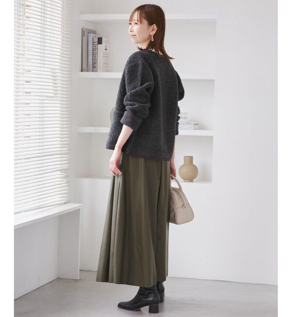 Rope&rsquo;Picnic「シンセティックレザーフレアロングスカート」|スカート|