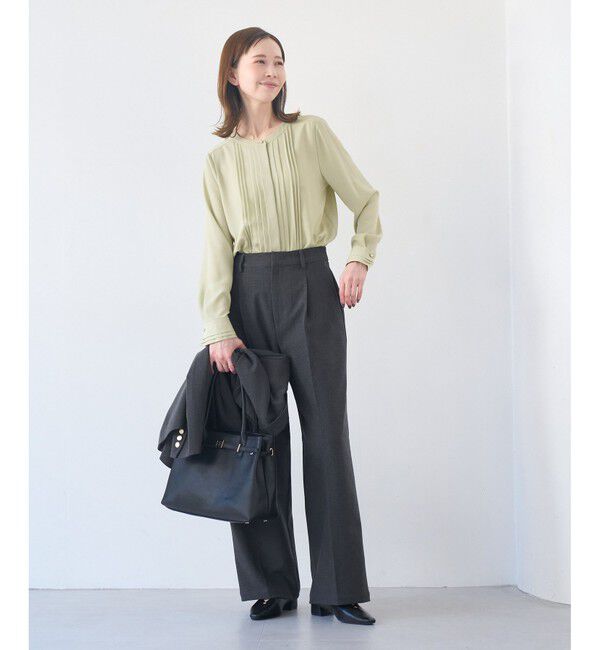 Rope&rsquo;Picnic「フロントピンタックブラウス/一部WEB限定カラー」|シャツ・ブラウス|