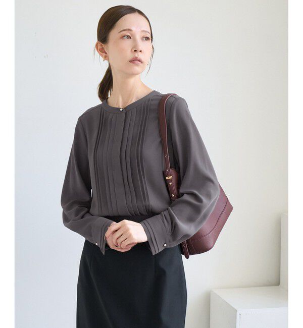 Rope&rsquo;Picnic「フロントピンタックブラウス/一部WEB限定カラー」|シャツ・ブラウス|