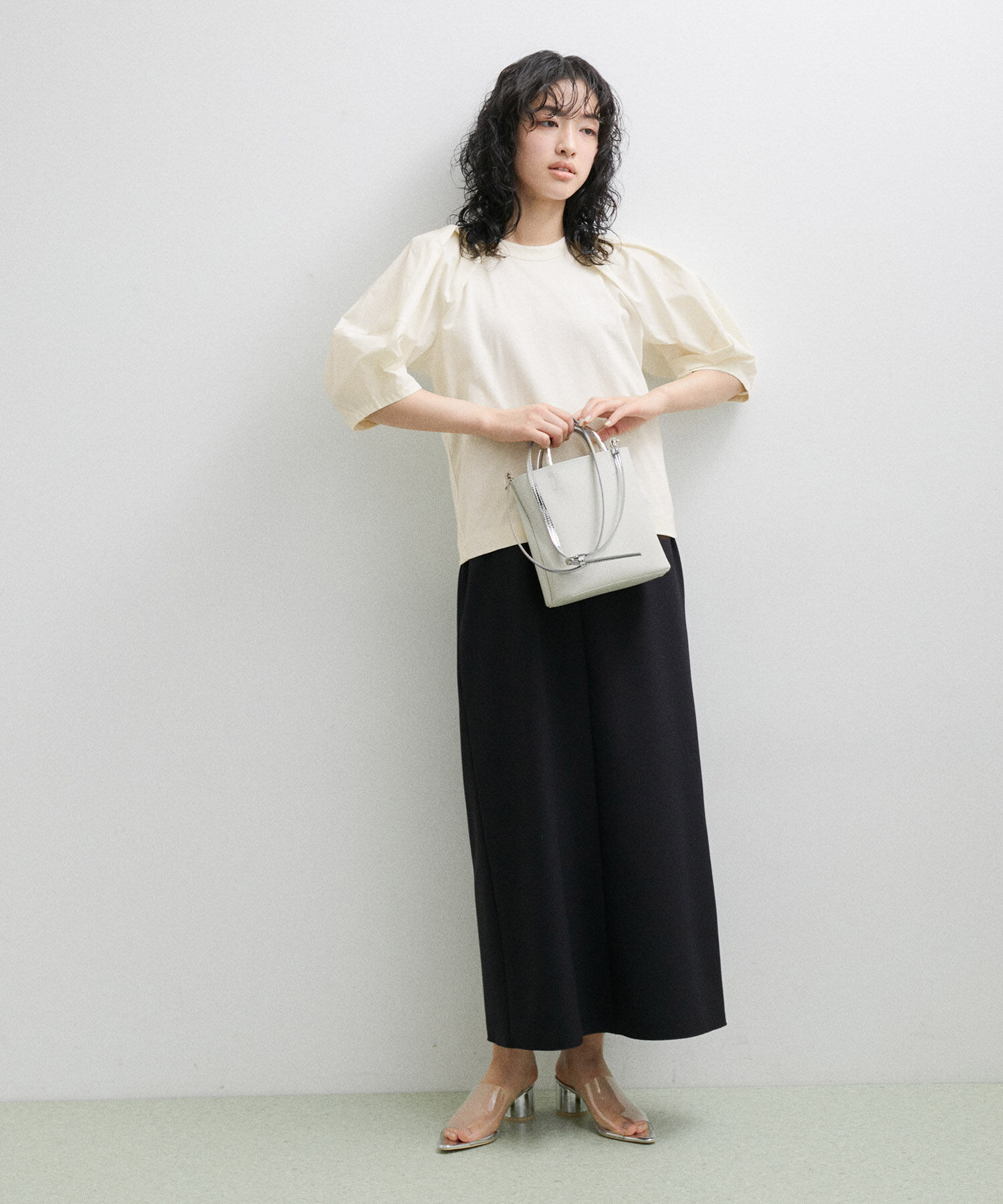 ADAM ET ROPE'「パフTシャツ」|Tシャツ・カットソー|