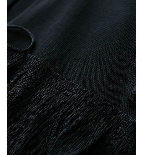 ADAM ET ROPE'「【サステナブル】フリルカーディガン」|カーディガン|