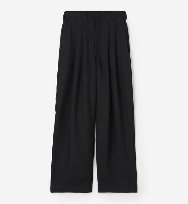  「THE SHINZONE |〈別注〉TOMBOY PANTS WOMEN」|チノ|BLACK