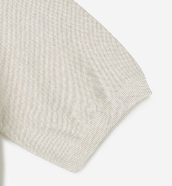  「crepuscule | 鹿の子スキッパーポロシャツ MEN」|ニット・セーター|