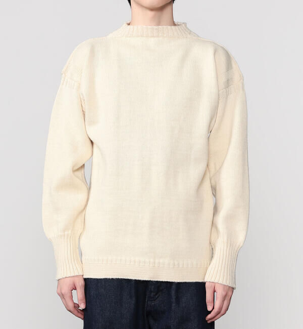  「Le Tricoteur | トラディショナル ウールガンジーセーター UNISEX」|ニット・セーター|