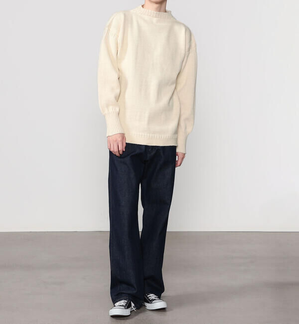  「Le Tricoteur | トラディショナル ウールガンジーセーター UNISEX」|ニット・セーター|