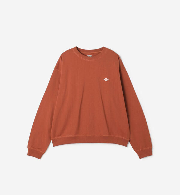 DANTON「DANTON | クルーネック 長袖Tシャツ WOMEN」|Tシャツ・カットソー|RED
