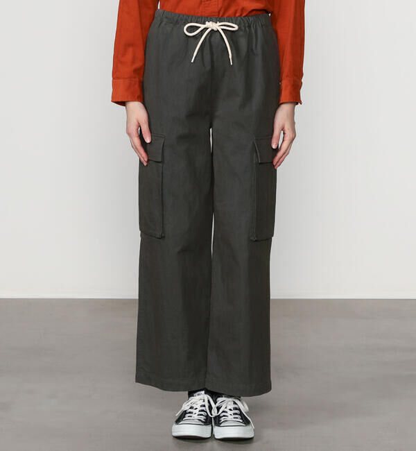 DANTON「DANTON | コットンナイロン カーゴパンツ WOMEN」|チノ|