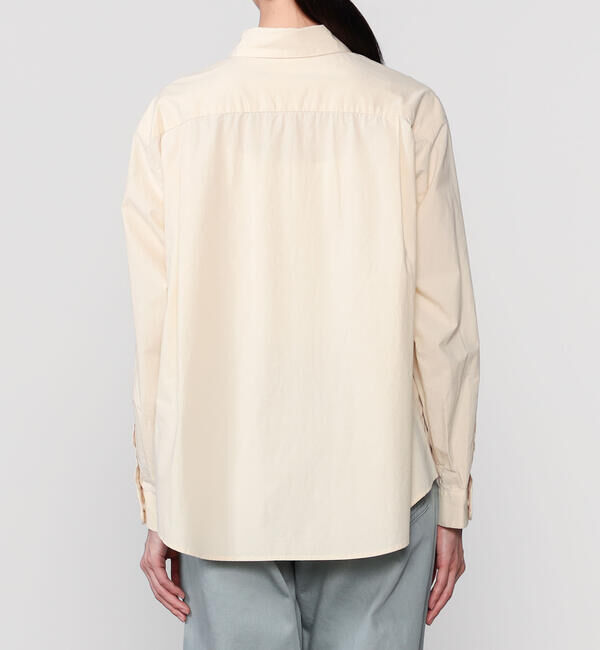 DANTON「DANTON | タイプライター レギュラーカラー長袖シャツ WOMEN」|シャツ・ブラウス|