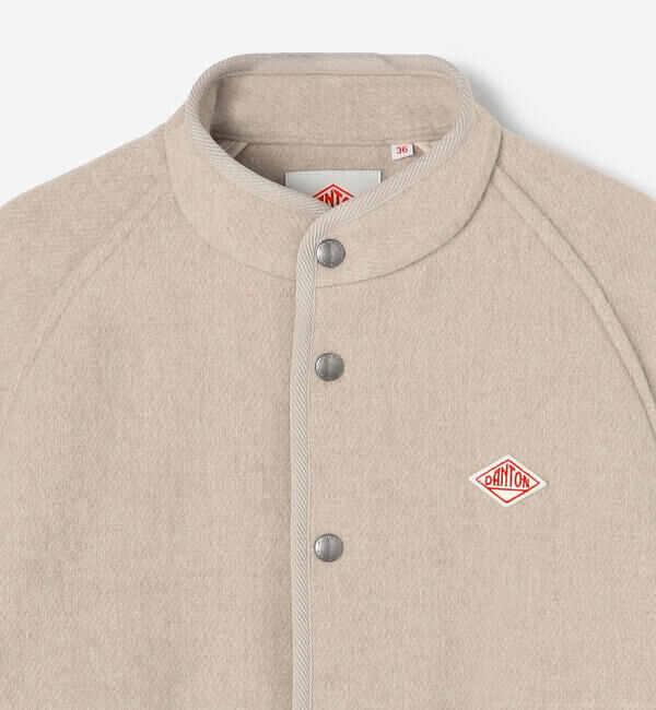 DANTON「DANTON | ウールライトパイル スタンドカラージャケット WOMEN」|テーラードジャケット|