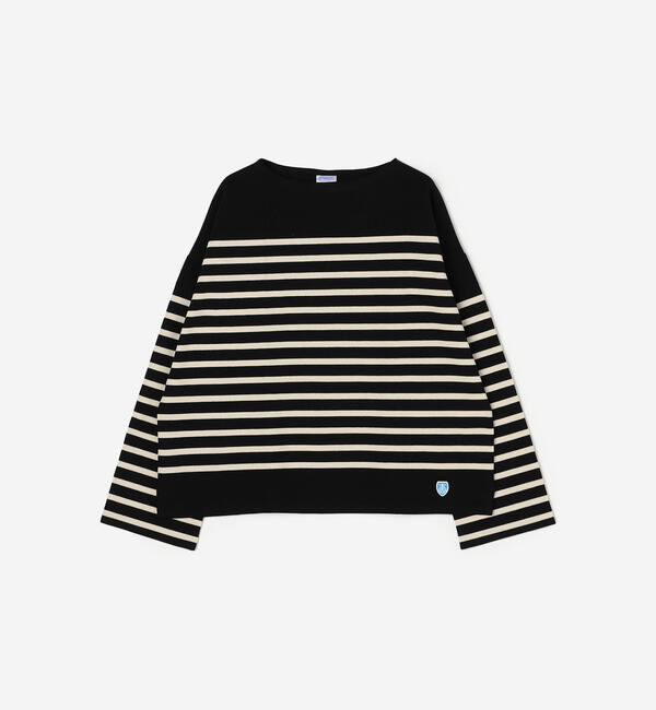 ORCIVAL「ORCIVAL | ラッセル ワイドセーラーTシャツ WOMEN」|Tシャツ・カットソー|BLACK系1