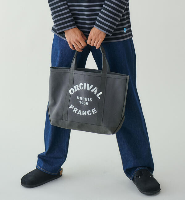 ORCIVAL「ORCIVAL | プリント キャンバストートバッグ 中」|トートバッグ|