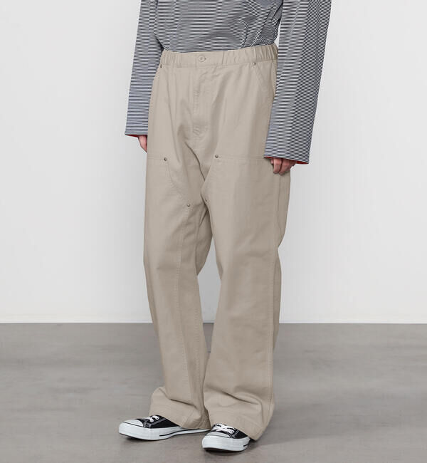 ORCIVAL「ORCIVAL | コットンカツラギ ダブルニーイージーパンツ MEN」|チノ|