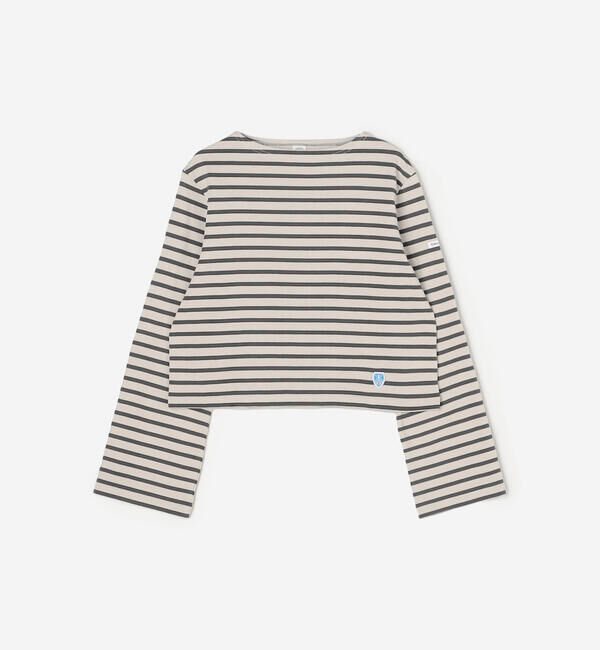 ORCIVAL「ORCIVAL | コットンジャージー ボートネック長袖Tシャツ WOMEN」|Tシャツ・カットソー|
