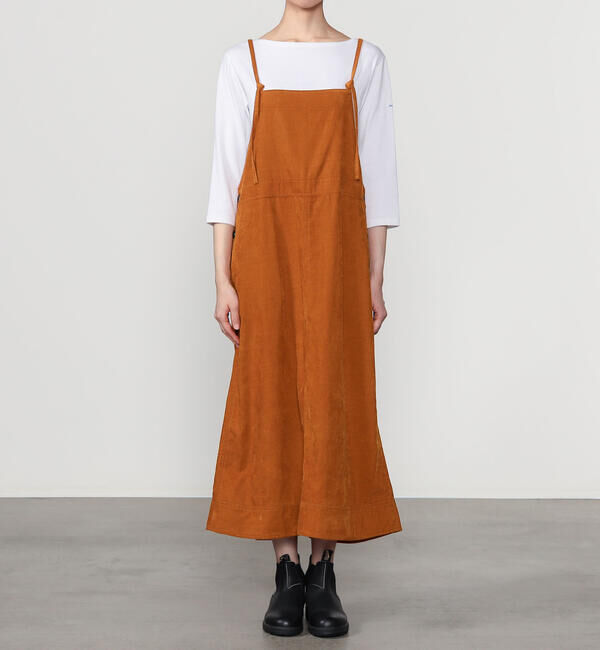 LE GLAZIK「LE GLAZIK | コーデュロイ サロペットスカート WOMEN」|スカート|