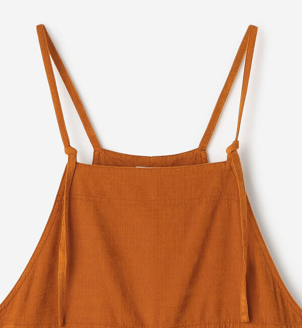 LE GLAZIK「LE GLAZIK | コーデュロイ サロペットスカート WOMEN」|スカート|