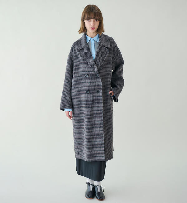 LE GLAZIK「LE GLAZIK | ウール ダブルフェイスコート WOMEN」|ダッフルコート|