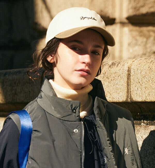 GYMPHLEX「Gymphlex | コットンチノ 配色6Pキャップ」|キャップ・キャスケット|ECRU系3