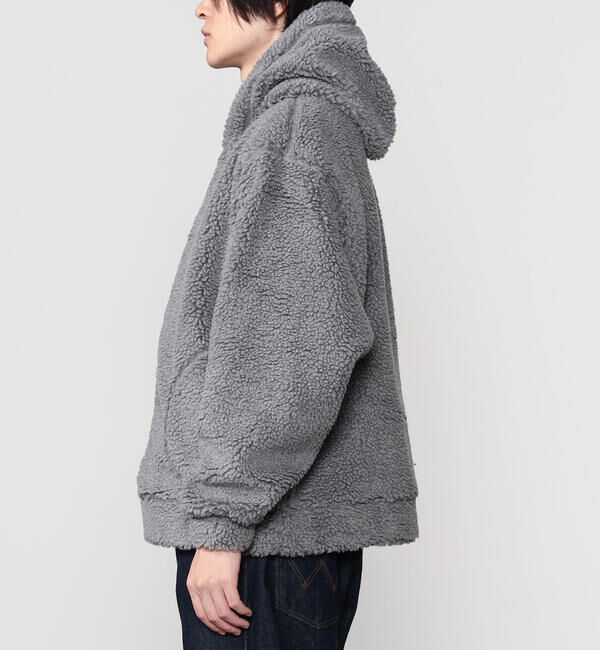 GYMPHLEX「Gymphlex | ボア フードジャケット MEN」|テーラードジャケット|