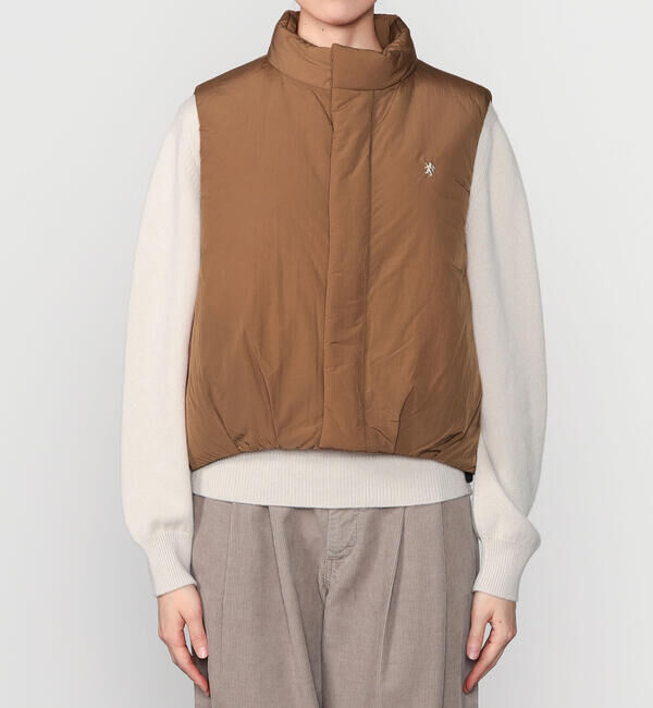 GYMPHLEX「Gymphlex | ナイロンタフタ ショート中綿ベスト WOMEN」|その他|