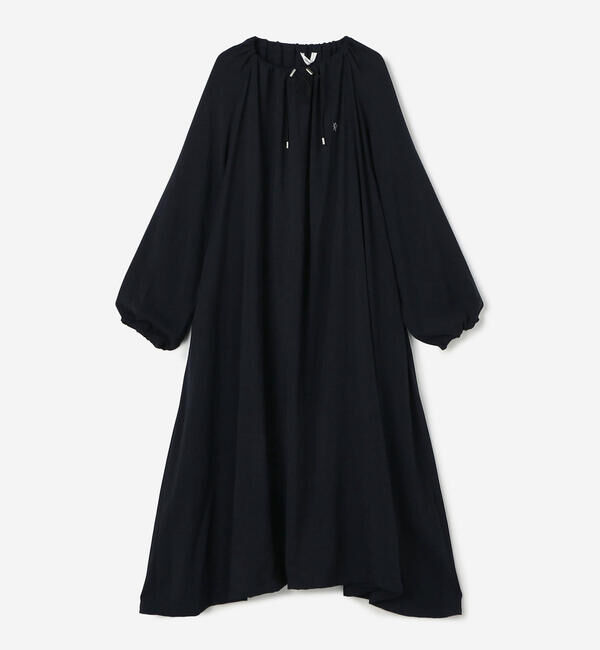 GYMPHLEX「Gymphlex | ネックギャザー 長袖ワンピース WOMEN」|ワンピース|DKNAVY