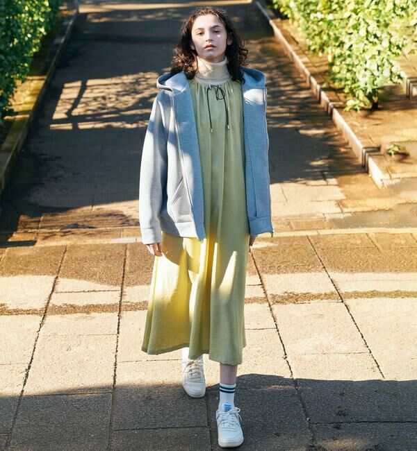 GYMPHLEX「Gymphlex | ネックギャザー 長袖ワンピース WOMEN」|ワンピース|