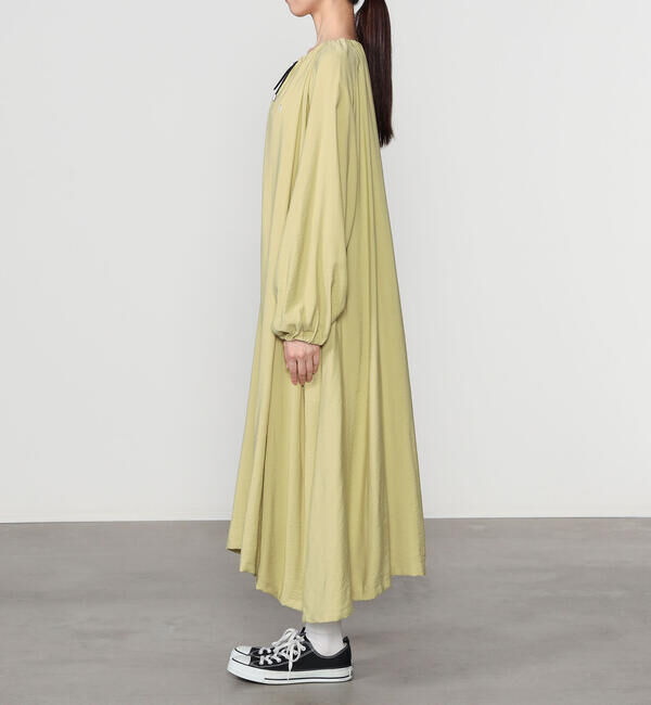 GYMPHLEX「Gymphlex | ネックギャザー 長袖ワンピース WOMEN」|ワンピース|