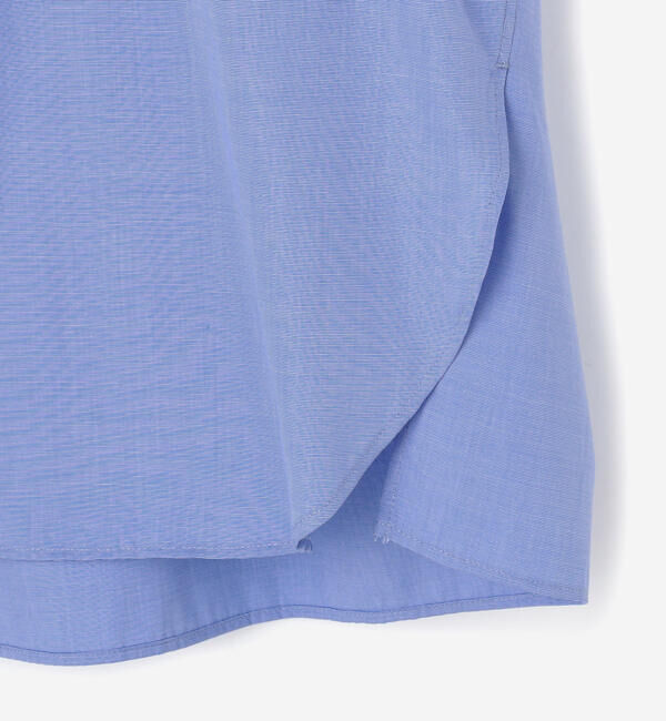  「TICCA | ノーカラー ビブヨークシャツ WOMEN」|シャツ・ブラウス|