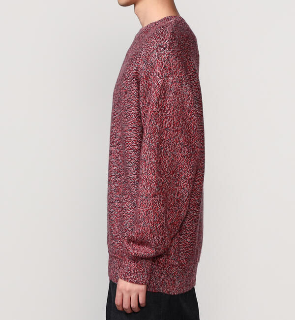  「COOHEM | カラーミックス クルーネックニットプルオーバー MEN」|ニット・セーター|