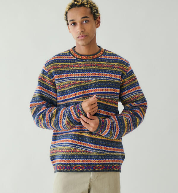  「COOHEM | クレイジーフェアアイル ニットプルオーバー MEN」|ニット・セーター|