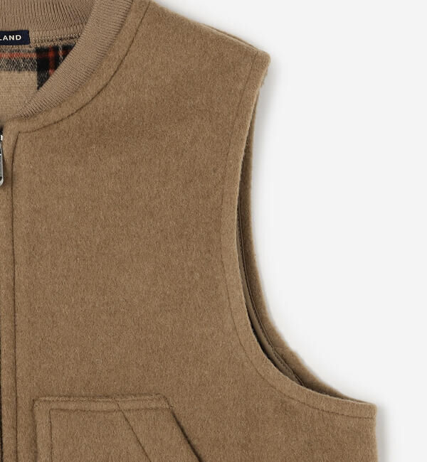  「UNFIL | 【LONDON TRADITION&times;UNFIL】ダブルフェイス ジップベスト WOMEN」|その他|